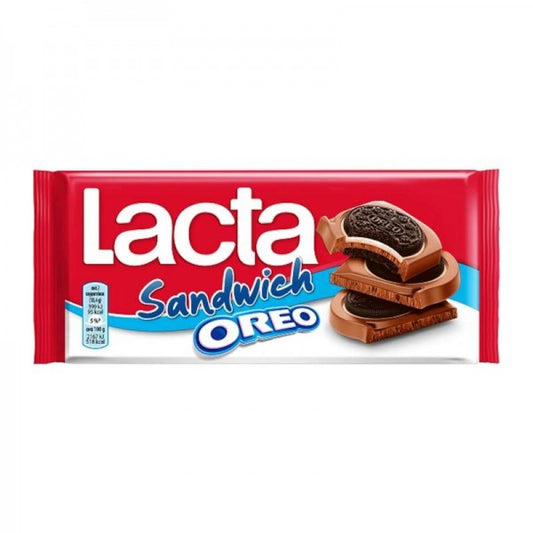 Lacta Σοκολάτα Γάλακτος Oreo Sandwich 92gr 16τ (7622210834034)