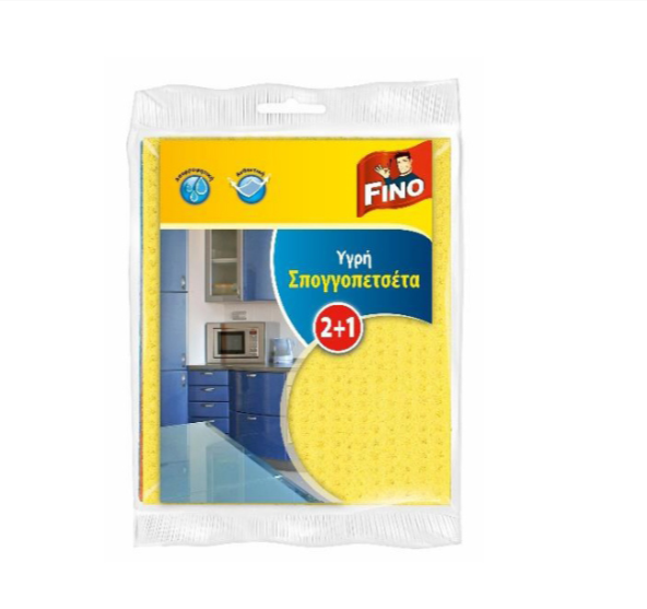 Fino Absorbent Wet Cloth 2+1 15.5x19cm (5201314139447)