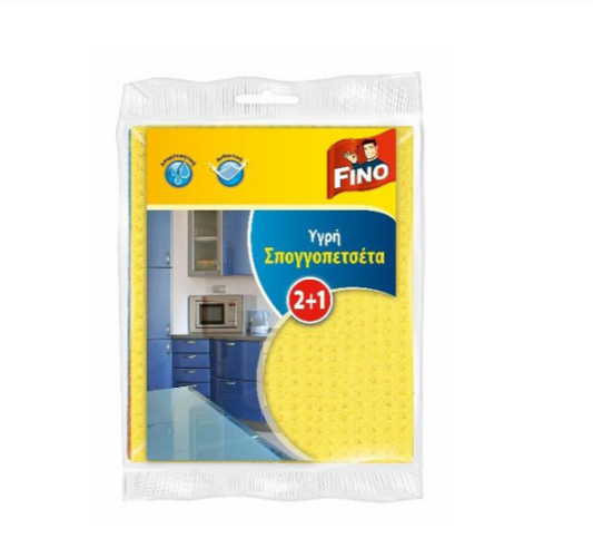 Fino Absorbent Wet Cloth 2+1 15.5x19cm (5201314139447)