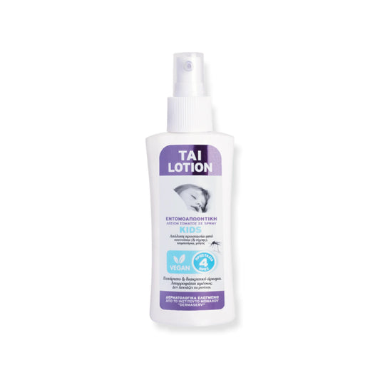 Tai Kids Άοσμη Εντομοαπωθητική Λοσιόν σε Spray Vegan Κατάλληλη για Παιδιά 100ml (5201260101659)