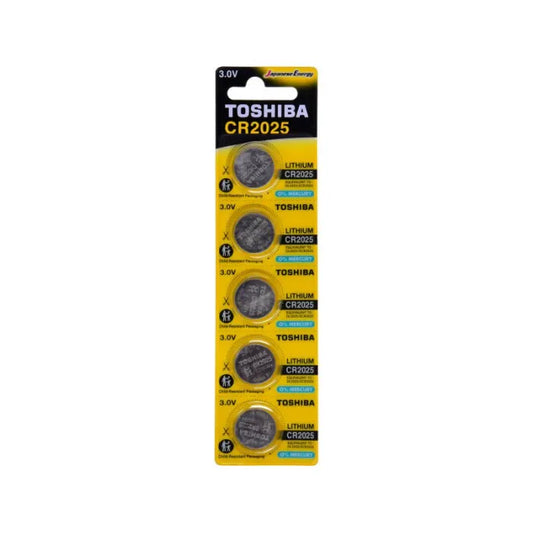 Μπαταρίες Toshiba Λιθίου CR-2025 5τεμ (4904530108136)