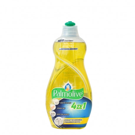 Palmolive Dishwashing Liquid 4IN1 with Lemon Scent 500ml 12t (8718951004962)