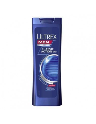 Ultrex Men Classic Action 2 σε 1 Αντιπιτυριδικό Σαμπουάν & Conditioner για Κάθε Τύπο Μαλλιών 360ml 12τ (8710447246771)