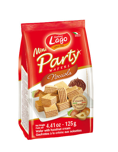 Lago Mini Wafers Hazelnut 125gr 12t (8004800003416)