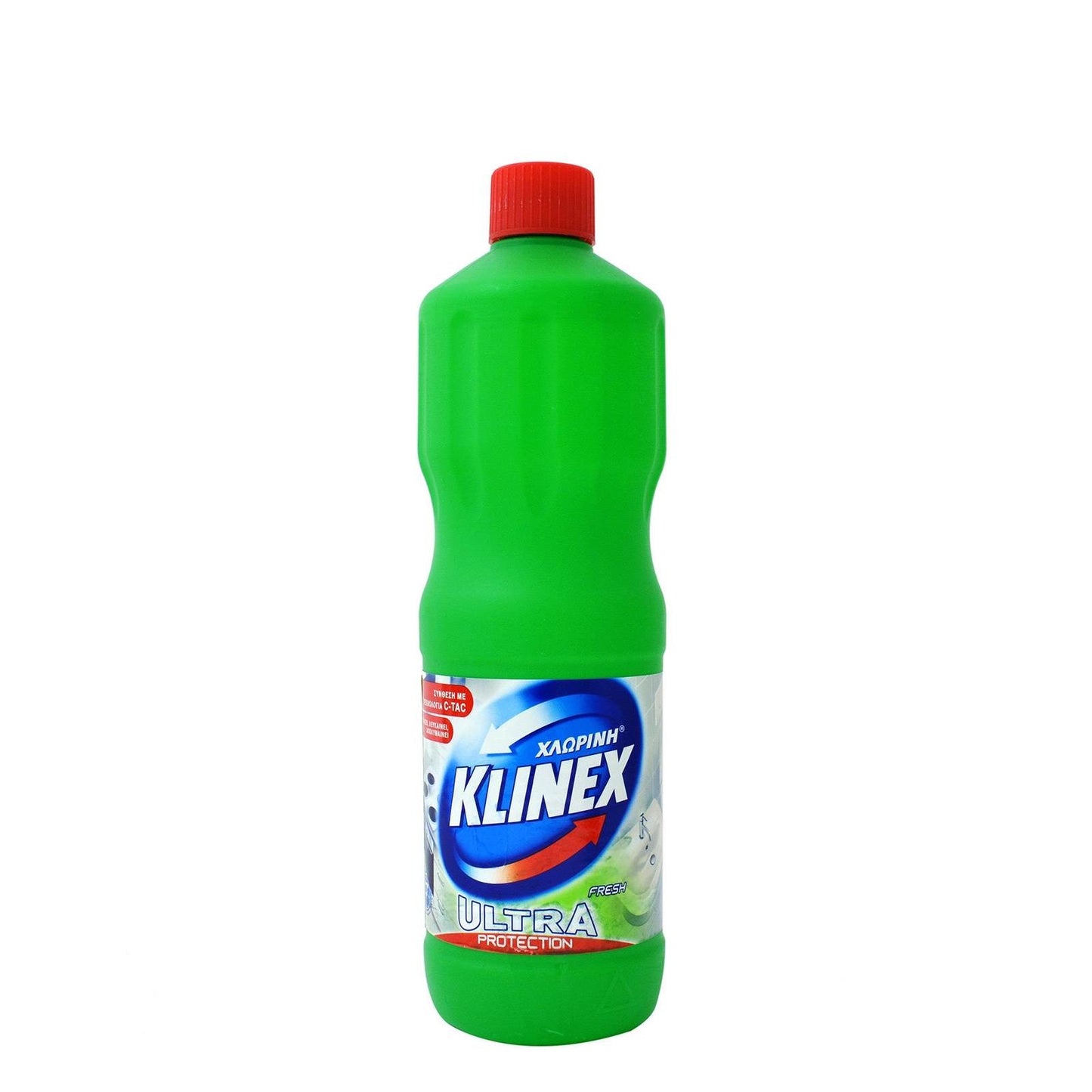 Klinex Ultra Protection Παχύρρευστη Χλωρίνη με Άρωμα Fresh 1.25lt 12τ (5201028093455)